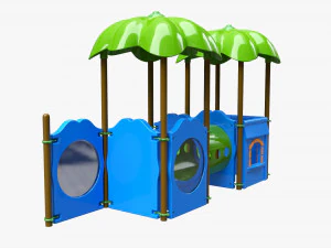 Outdoor kids playground 03 3D Model