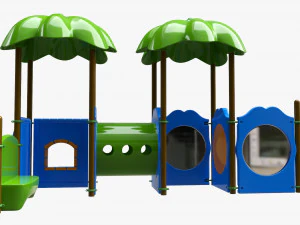 Outdoor kids playground 03 3D Model