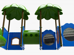 Outdoor kids playground 03 3D Model