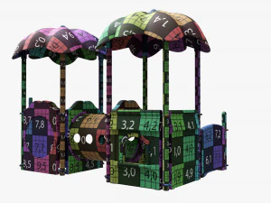 Outdoor kids playground 03 3D Model