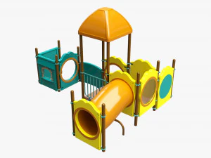 Parque infantil ao ar livre 04 Modelo 3D