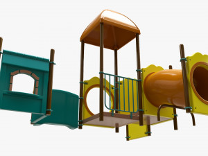 Outdoor kids playground 04 Modelo 3D