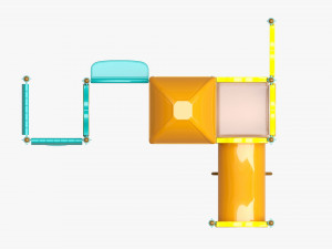 Outdoor kids playground 04 Modelo 3D