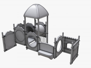 Outdoor kids playground 04 Modelo 3D