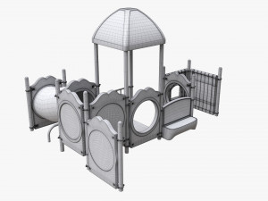 Outdoor kids playground 04 Modelo 3D