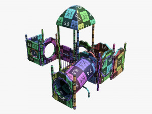 Outdoor kids playground 04 Modelo 3D