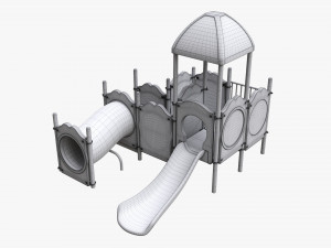 Outdoor kids playground 05 Model 3D
