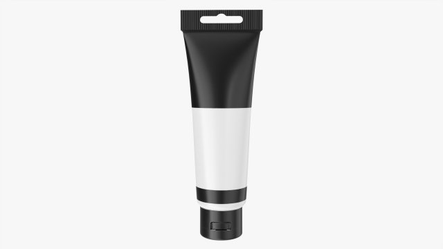 Paint plastic tube 01 3D Model .c4d .max .obj .3ds .fbx .stl .blend 