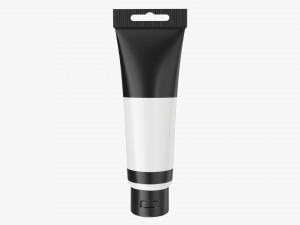 Paint plastic tube 01 3D Model