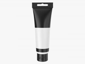 Tubo di plastica per vernice 01 Modello 3D