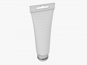 Paint plastic tube 01 3D Model