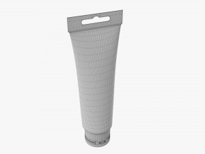 Paint plastic tube 01 3D Model