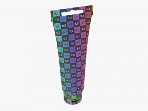 Paint plastic tube 01 3D Model