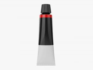 Paint tin tube 01 3D Model