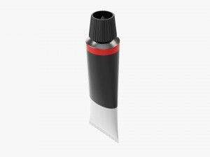 Paint tin tube 01 3D मॉडल