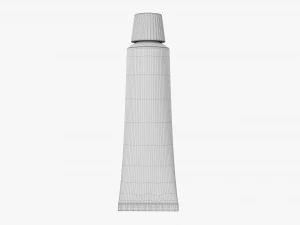 Paint tin tube 01 3D Model