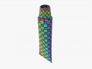 Paint tin tube 01 3D मॉडल