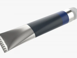Paint tin tube 02 3D Model