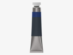 Paint tin tube 02 3D मॉडल