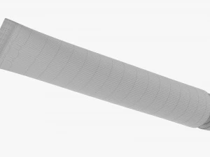 Paint tin tube 02 3D Model