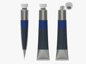 Boya tenekesi t&uuml;p&uuml; 02 k&uuml;&ccedil;&uuml;k 3D Model