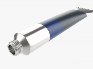 Paint tin tube 02 small 3D Model