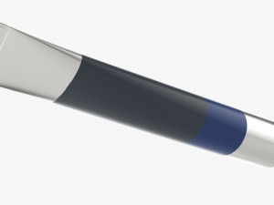 Paint tin tube 02 small 3D Model