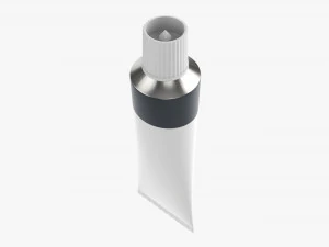 Paint tin tube 03 3D Model