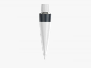 Paint tin tube 03 3D Model