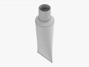 Paint tin tube 03 3D Model