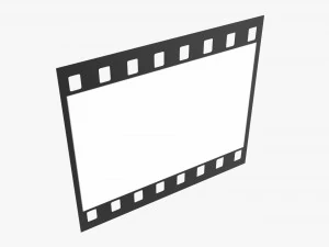 Photographic film mockup 01 3D Model