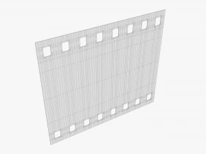 Photographic film mockup 01 3D Model