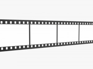 Photographic film mockup 02 Modello 3D
