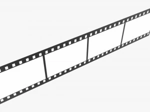 Photographic film mockup 02 3D Model