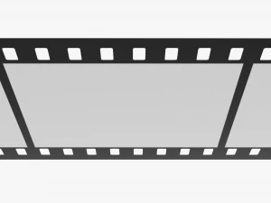 Photographic film mockup 02 3D Model