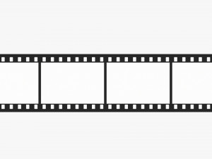 Photographic film mockup 02 Modello 3D