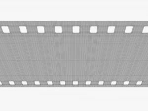 Photographic film mockup 02 3D Model