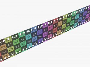 Photographic film mockup 02 Modello 3D
