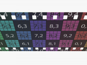 Photographic film mockup 02 Modello 3D