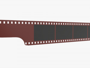 Photographic film mockup 03 3D Model