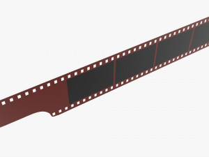 Photographic film mockup 03 3D Model