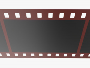 Photographic film mockup 03 3D Model