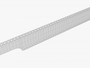Photographic film mockup 03 3D Model