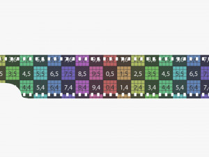 Photographic film mockup 03 3D Model