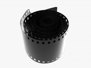 Photographic film roll small 3D Model