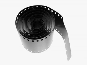 Photographic film roll small 3D Model