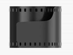 Photographic film roll small 3D Model