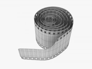Photographic film roll small 3D Model