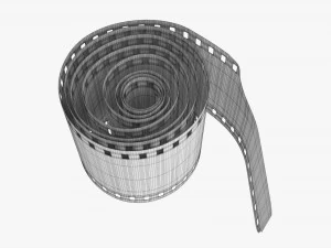 Photographic film roll small 3D Model