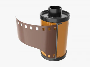 Фотопленка с кассетой 3D Модель